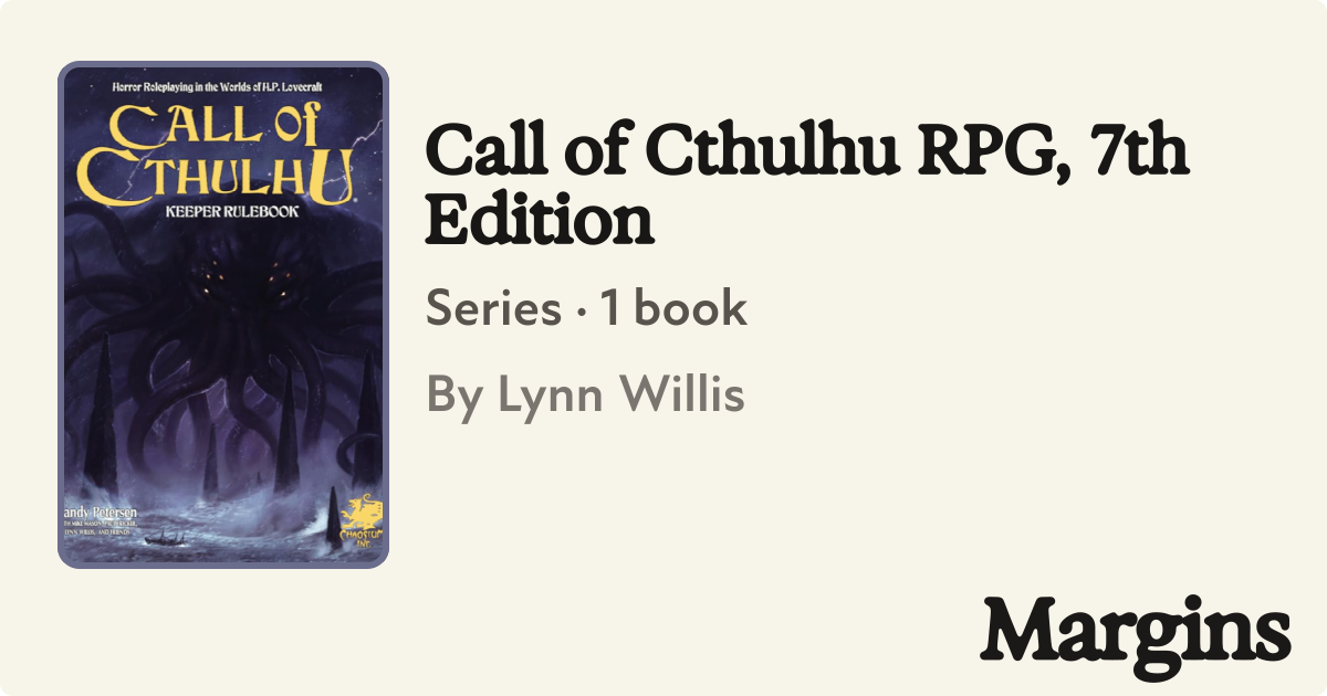 Call of Cthulhu RPG, 7th Edition