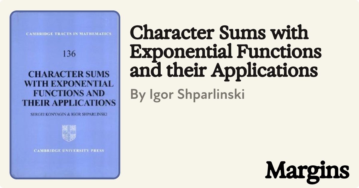 Character Sums with Exponential Functions and their Applications