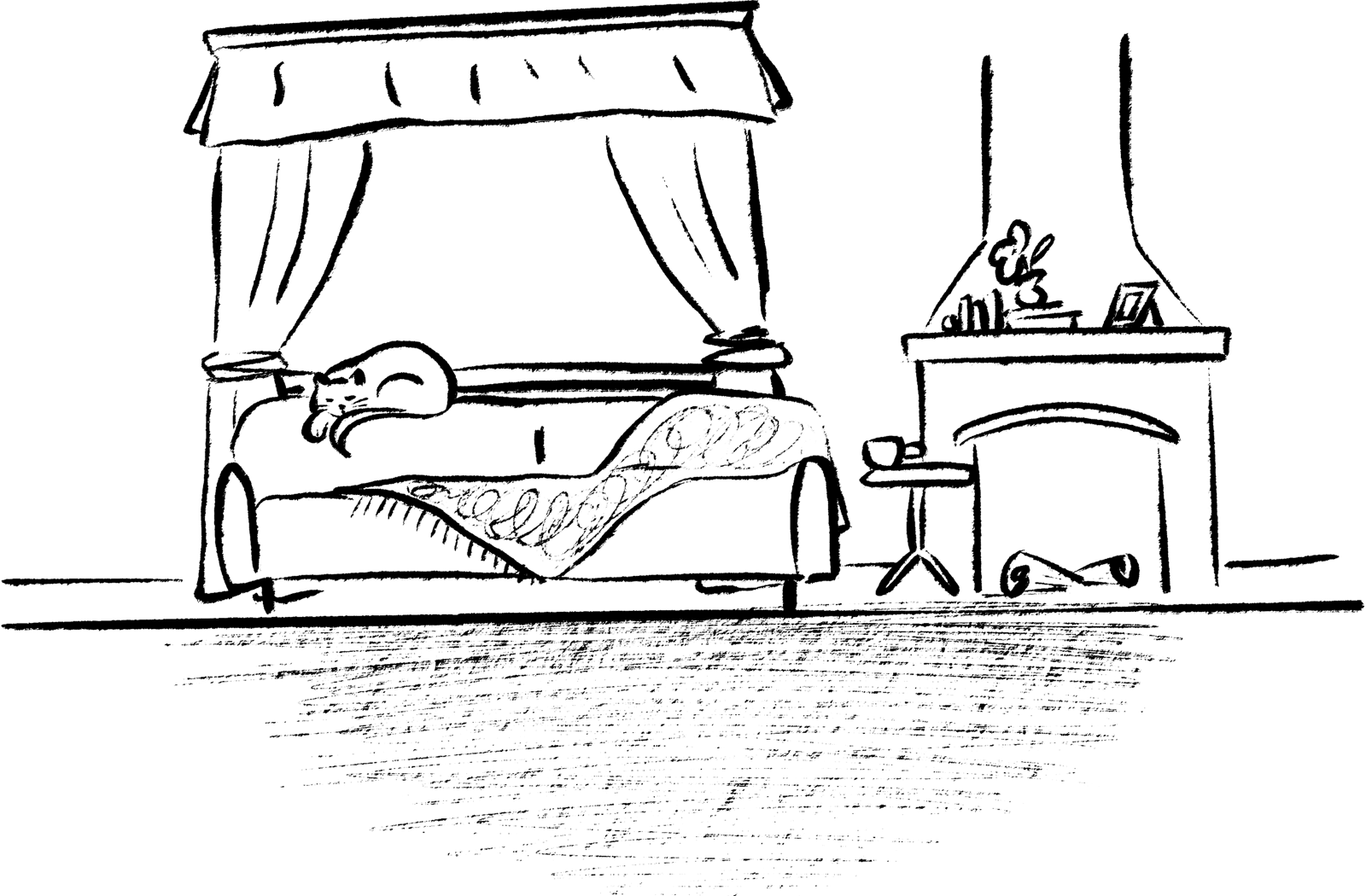 Living room illustration